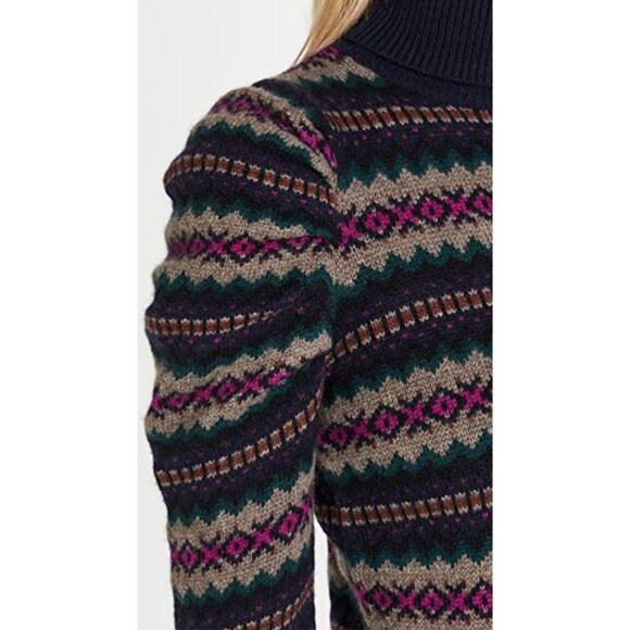 Autumn Cashmere Puff Sleeve Turtleneck, size Medium (fits size small) - Picture 3 of 12